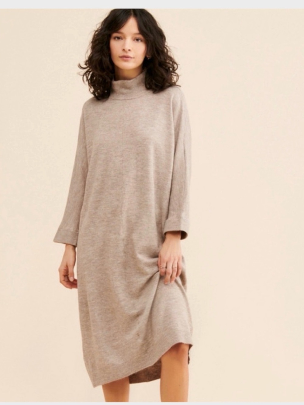 Anthropologie Sat/Sun Cocoon Knit Midi Dress, perfect for fall fits like XL